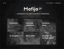 Tablet Screenshot of mafija.lv